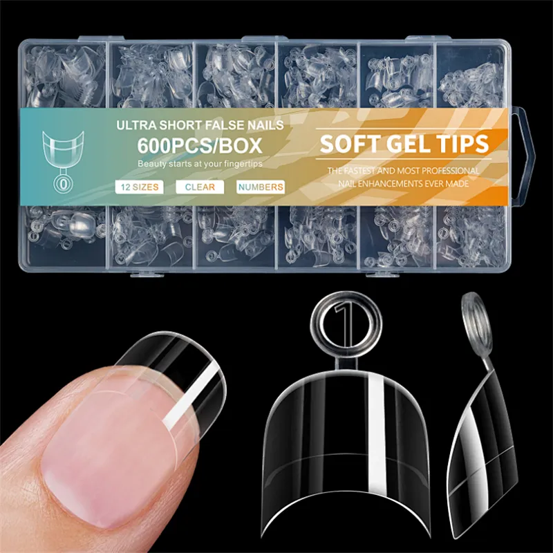 French Half-Cover  Nail Tips